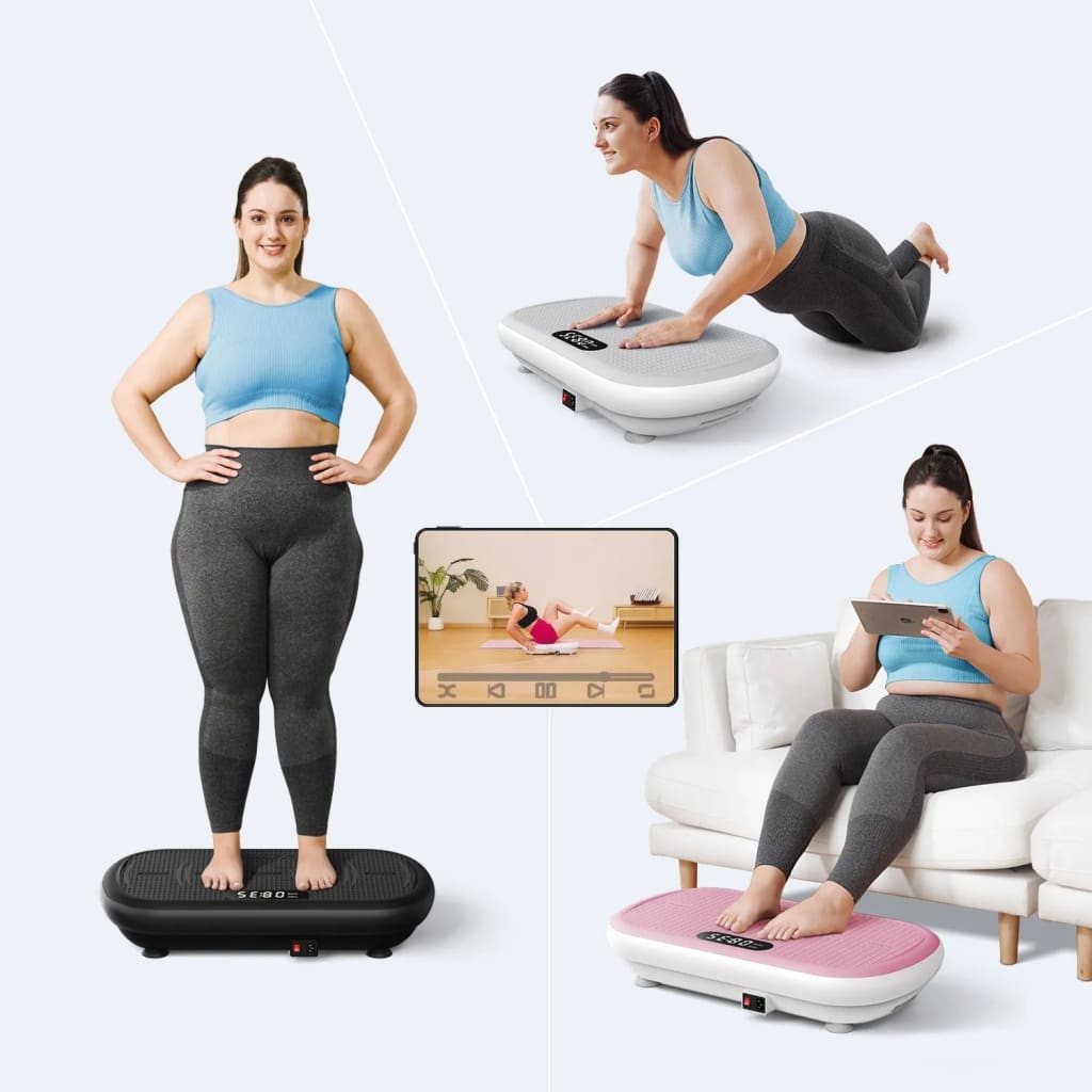 CV40 Curved 440 lbs High-Power Vibration Plate for Weight Loss