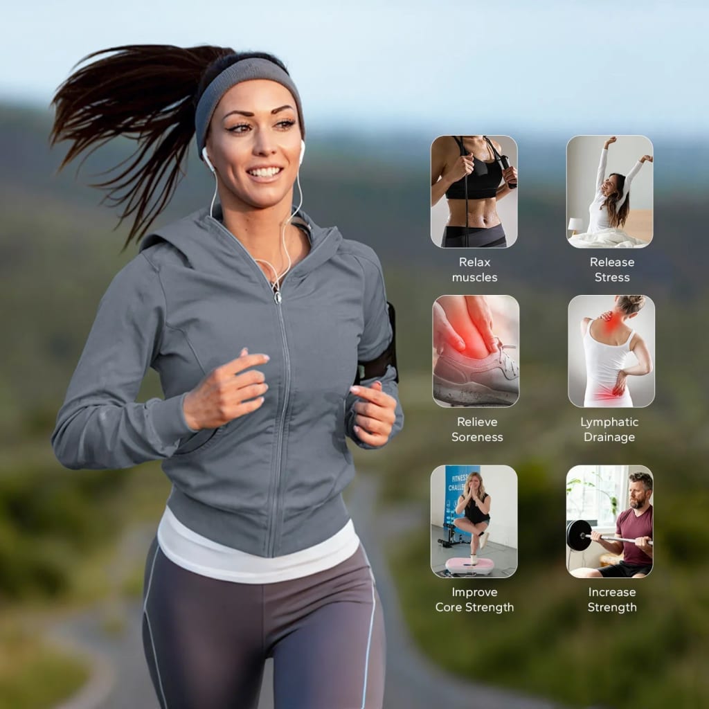 CV40 Curved 440 lbs High-Power Vibration Plate for Weight Loss