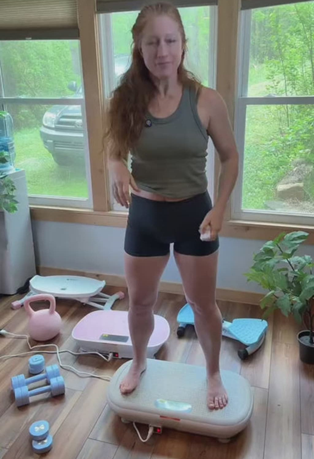 CV40 Curved 440 lbs High-Power Vibration Plate for Weight Loss