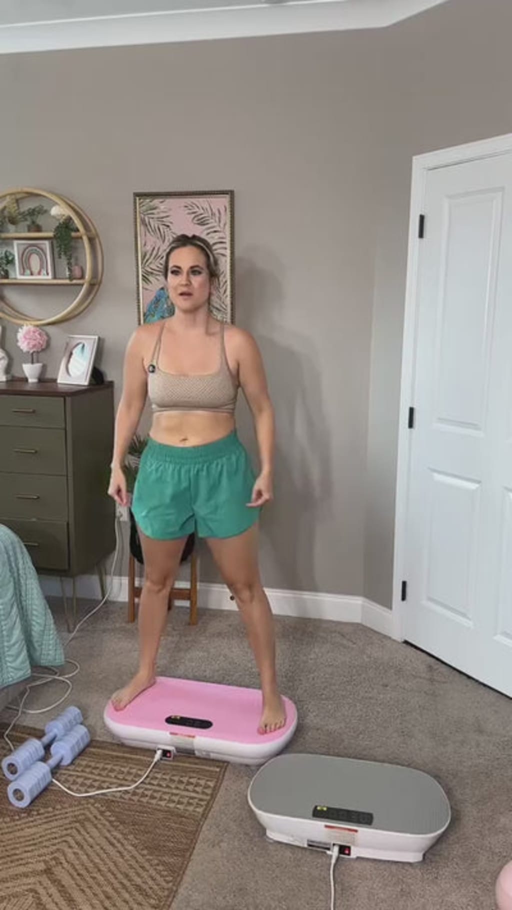 CV40 Curved 440 lbs High-Power Vibration Plate for Weight Loss