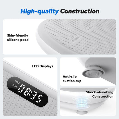 CV40 Curved 440 lbs High-Power Vibration Plate for Weight Loss